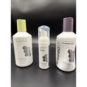 Shapiro MD Natural Hair 3pc.Kit for Thicker, Fuller, Healthier Looking Hair. New